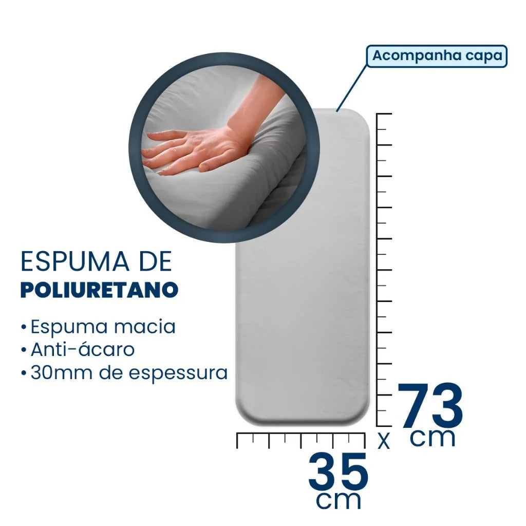 Colchão para Carrinho Moisés Premium