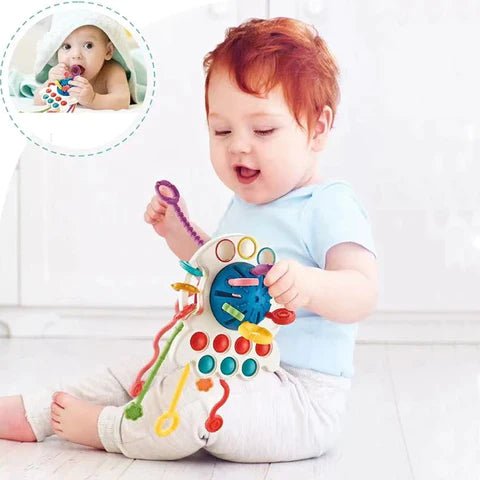 Brinquedo Sensorial 3 em 1 de Silicone