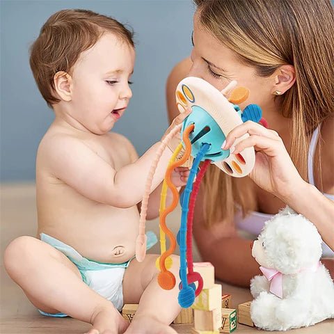 Brinquedo Sensorial 3 em 1 de Silicone