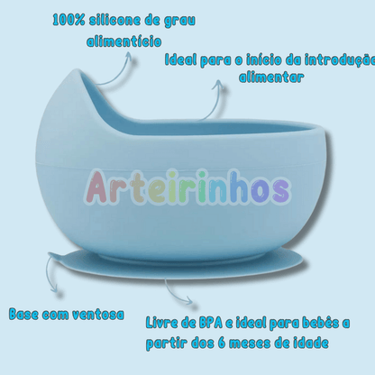 Kit Nutrikids Silicone - Introdução Alimentar (8Pçs)