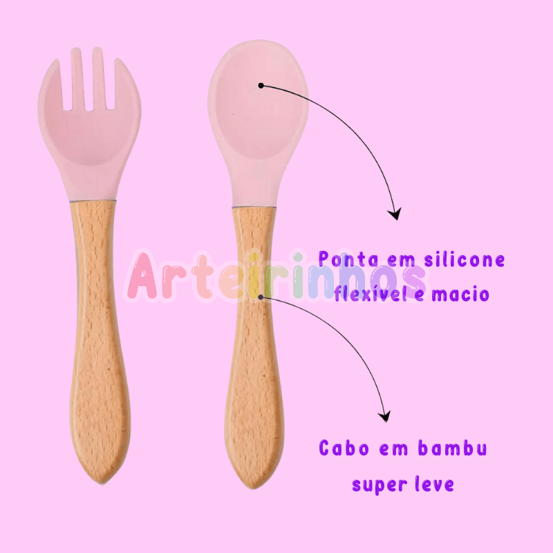Kit Nutrikids Silicone - Introdução Alimentar (8Pçs)