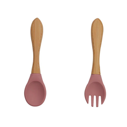 Talheres de Silicone Nutrikids Baby - Introdução Alimentar
