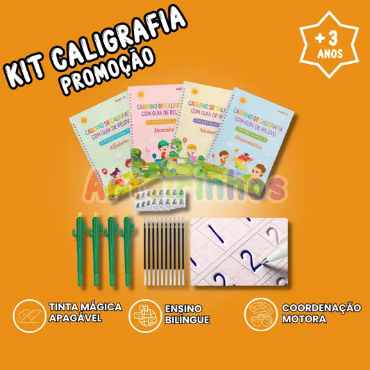 Kit Caligrafia - PROMOÇÃO Compre 1 Leve 4
