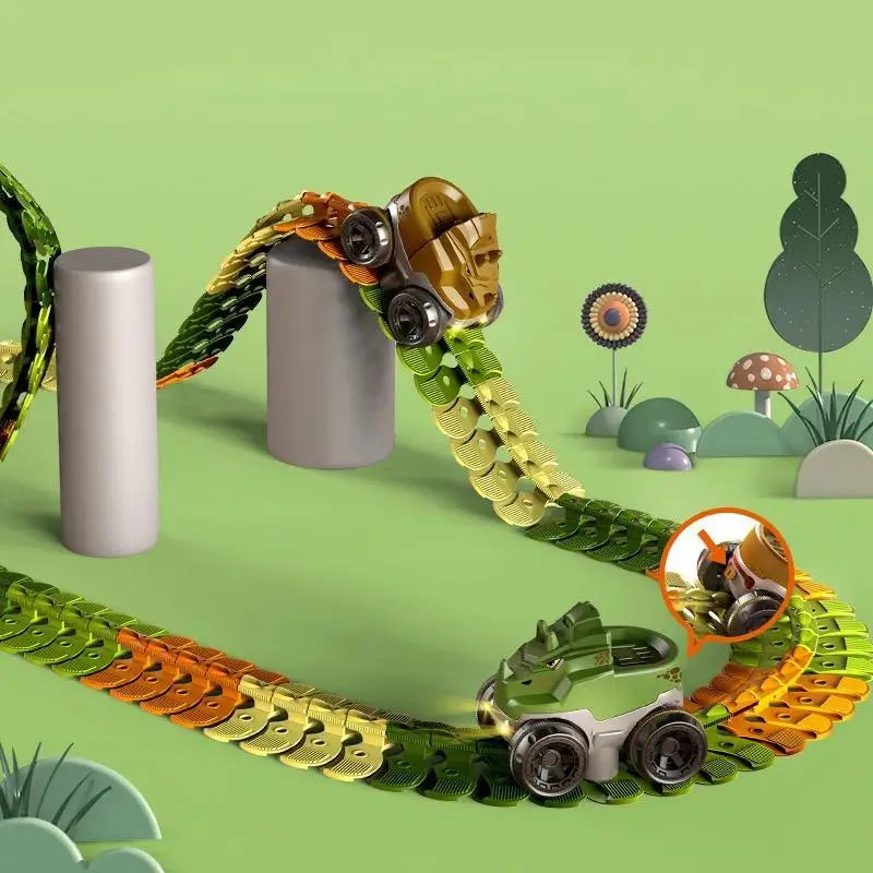 Pista de Carrinhos Dinossauro Radical 360