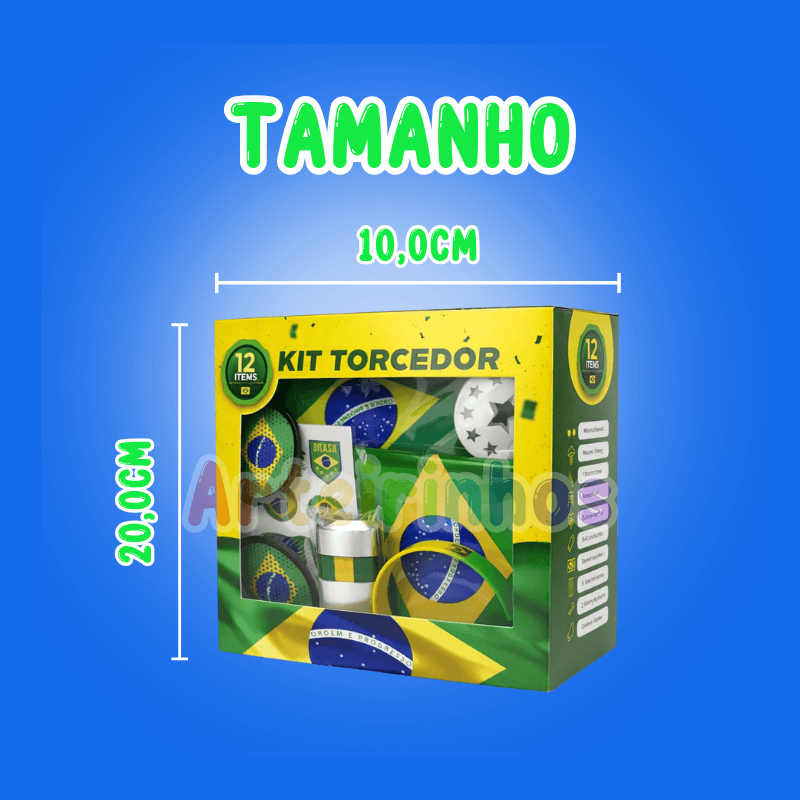 Kit Torcedor Copa do Mundo 2026 Brasil