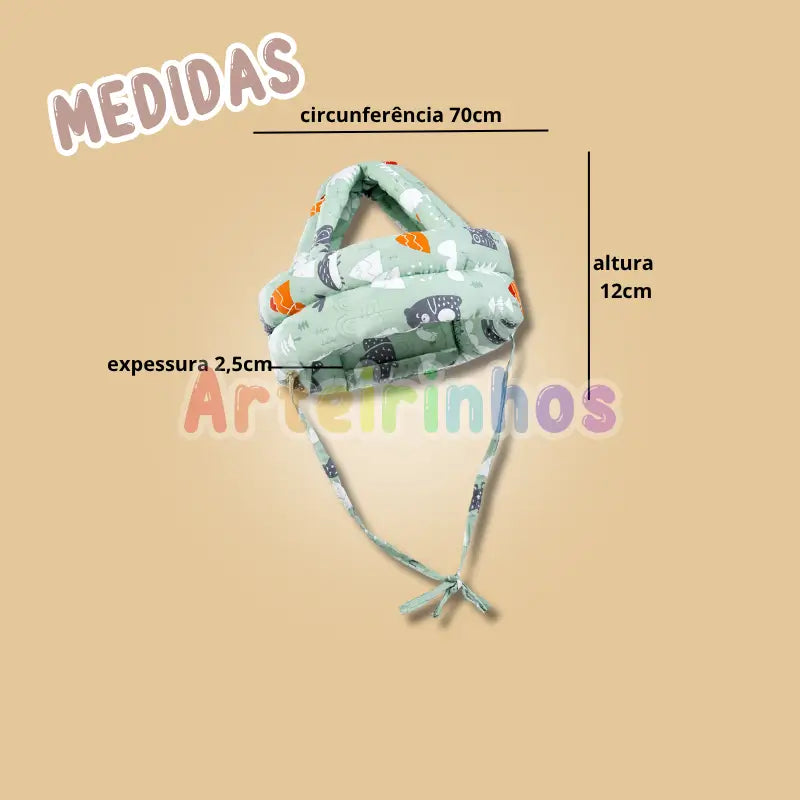 Capacete protetor de cebeça infantil