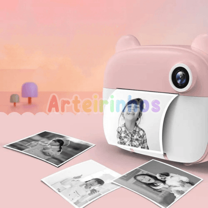 Câmera Infantil de Impressão Instantânea - Arteirinhos