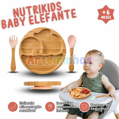Kit Nutrikids Baby Elefante - Introdução Alimentar