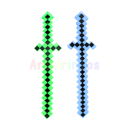 Espada Pixel Minecraft - LED e Som