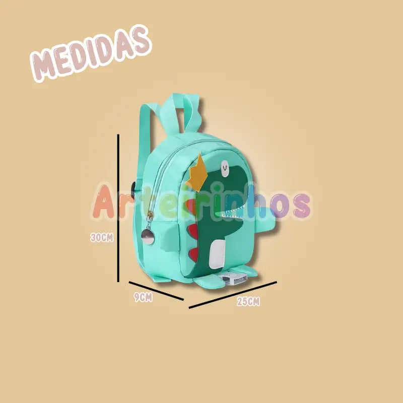Mochila + Pulseira Guia Anti Perda