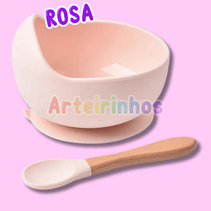 Nutrikids Tigela Silicone - Introdução Alimentar
