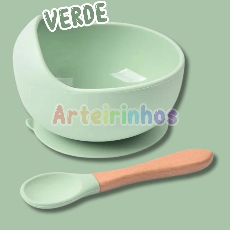 Nutrikids Tigela Silicone - Introdução Alimentar