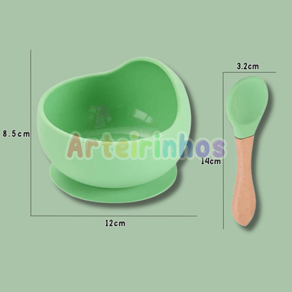 Nutrikids Tigela Silicone - Introdução Alimentar