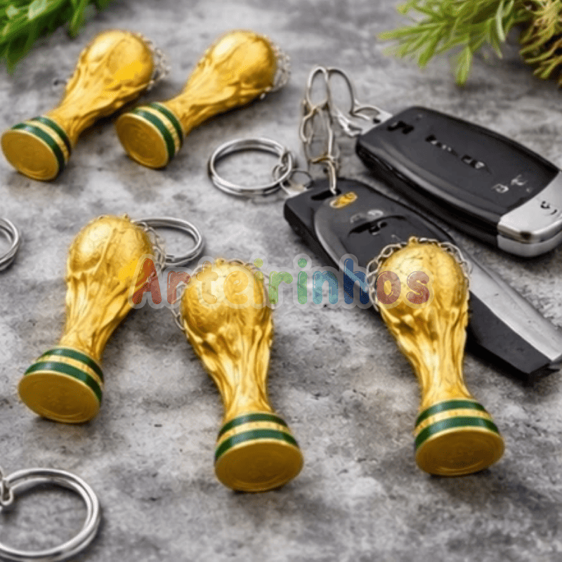 Porta Figurinhas Copa do Mundo + Troféu de Brinde