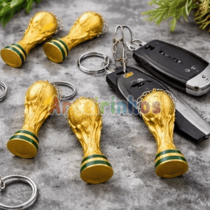 Porta Figurinhas Copa do Mundo + Troféu de Brinde