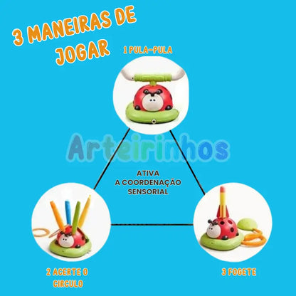 Kit Brincadeira 3 em 1 Joaninha