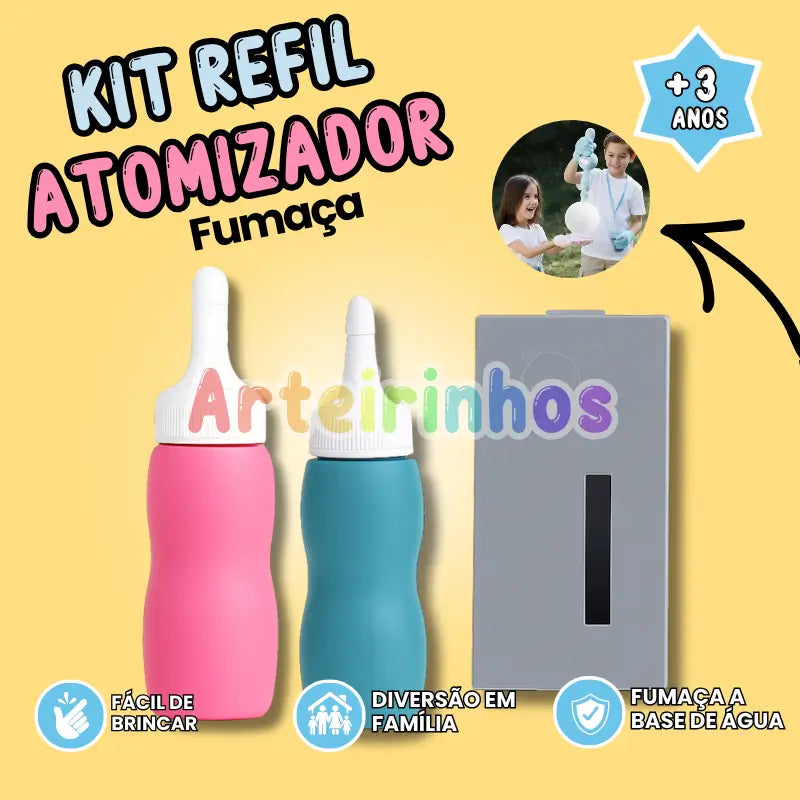 Kit Refil para Bolhas de Fumaça