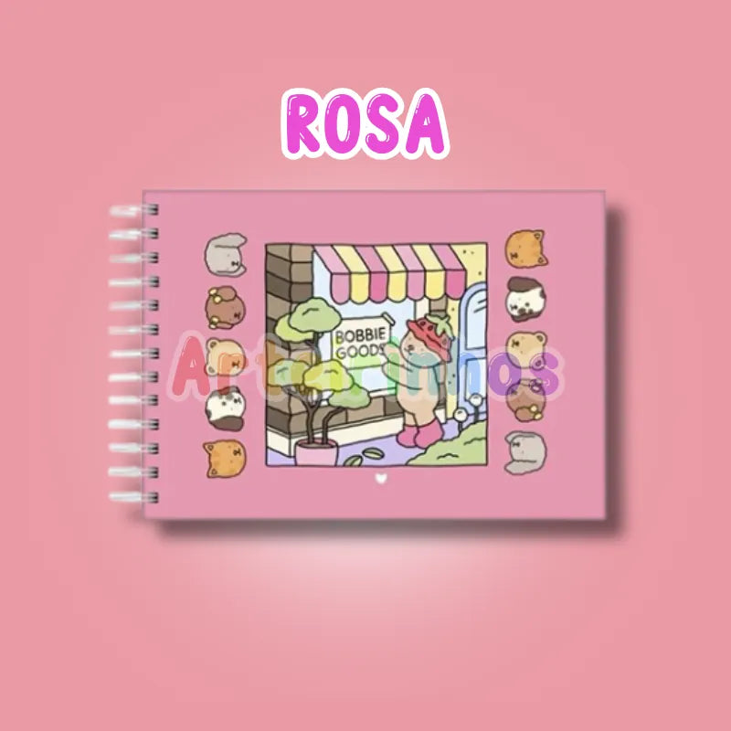 Livro de Colorir Bobbie Goods Capa Dura - Voltas às Aulas