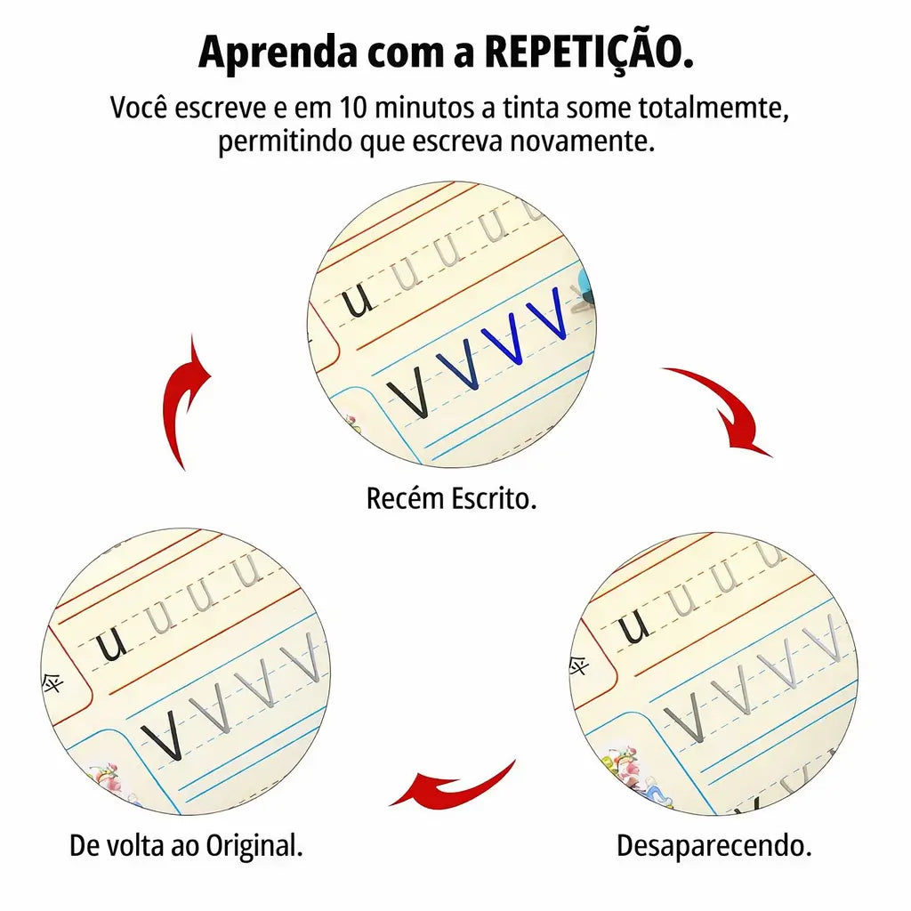 Kit Caligrafia Escrita Bilíngue - Compre 1 Leve 4