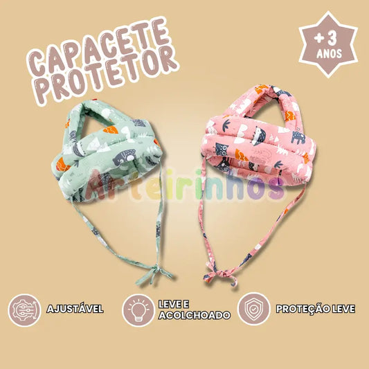Capacete protetor de cebeça infantil