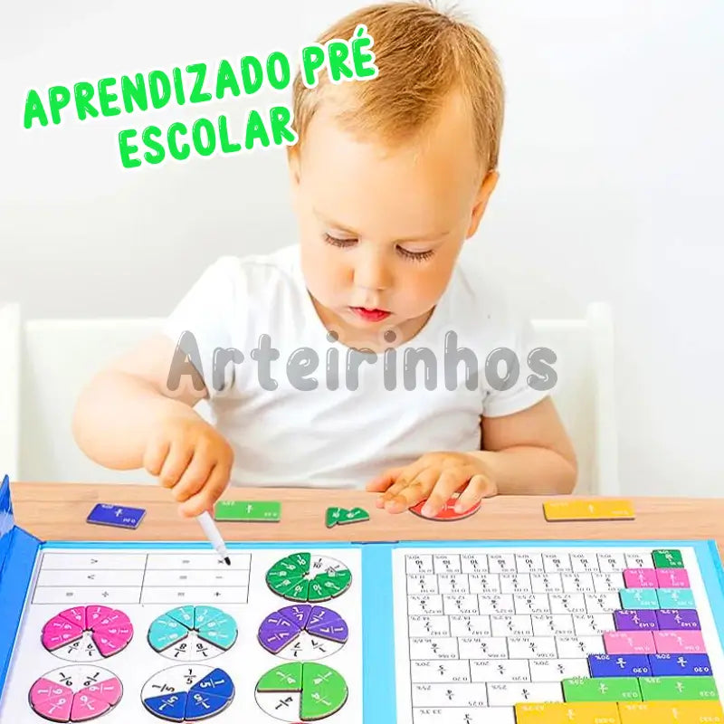 Quebra Cabeça Magnético de Fração
