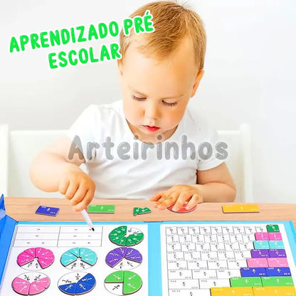 Quebra Cabeça Magnético de Fração