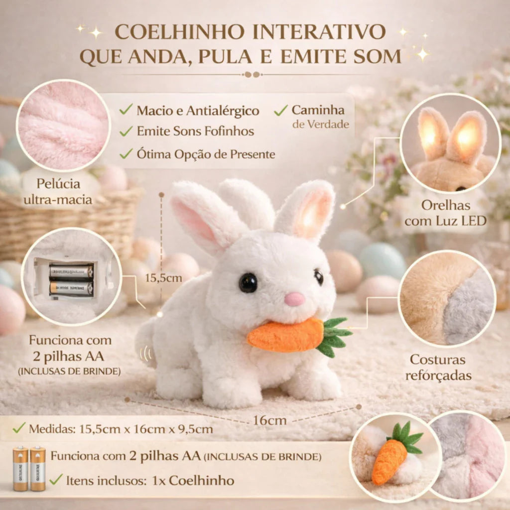 Coelhinho da Páscoa Pelúcia