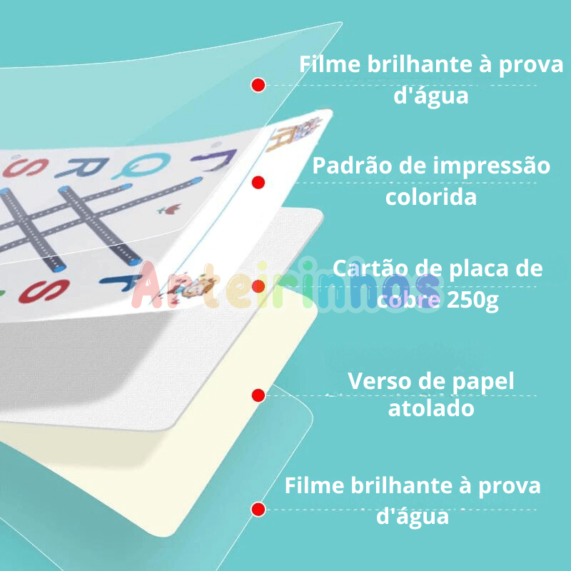 Caderno Montessori - Treina a Coordenação Motora