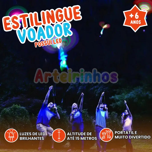 Estilingue Voador com Led