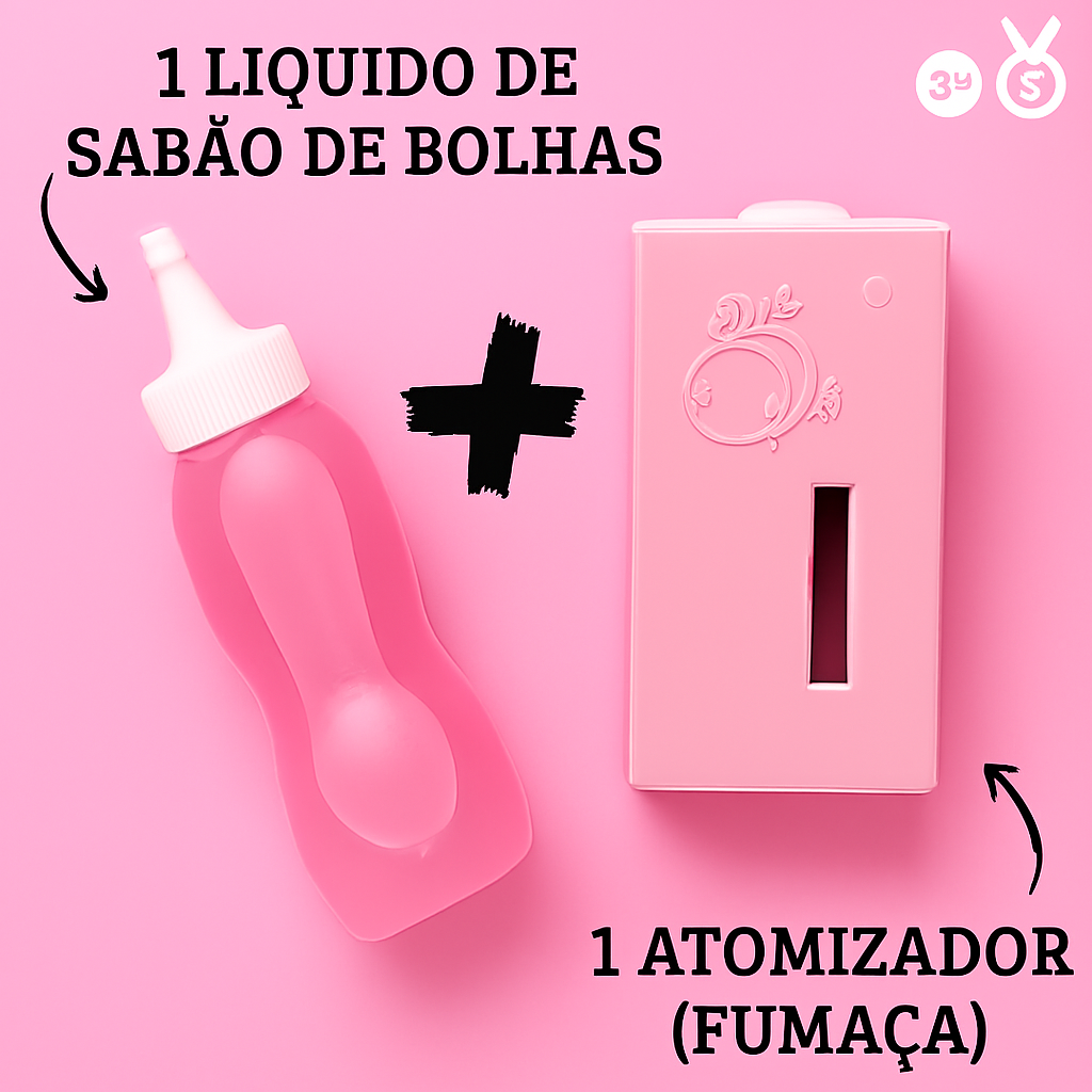 Kit Refil para Bolhas de Fumaça