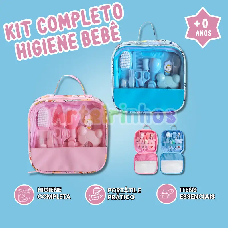 Kit Completo Higiene Bebê - 13 Peças