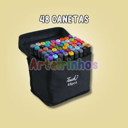 Kit de Canetas Pontas Duplas Bobbie Goods - Voltas às Aulas
