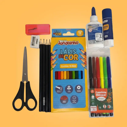Kit Material Escolar - Volta as Aulas