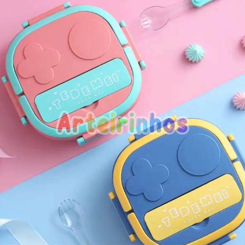 Lancheira Térmica Infantil com Pote Inox