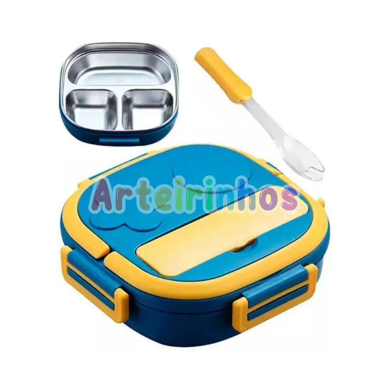 Lancheira Térmica Infantil com Pote Inox