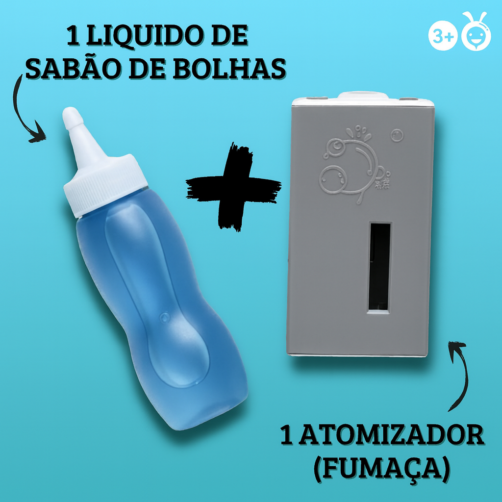 Kit Refil para Bolhas de Fumaça