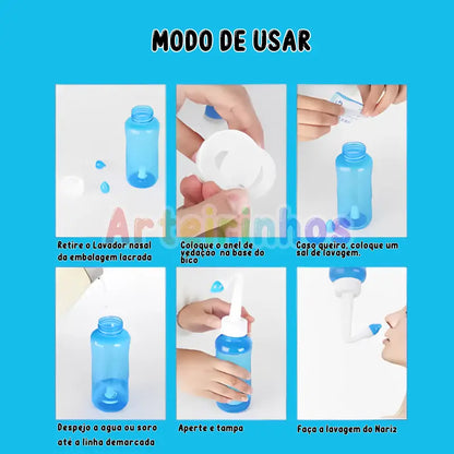 Higienizador Nasal Infantil Arteirinhos