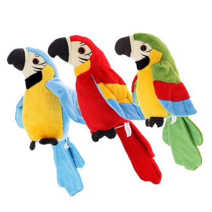 Papagaio De Pelúcia que Repete a Fala