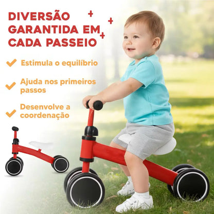 Bicicleta de Equilíbrio Infantil sem Pedal